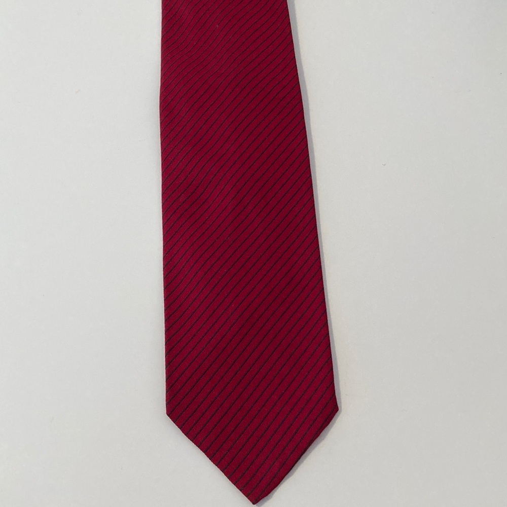 Etro Milano Silk Burgundy / Navy Necktie